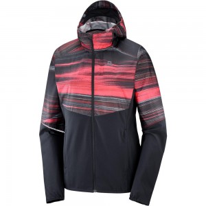 Salomon AGILE FZ HOODIE W Negras | 7906SRYQZ