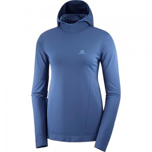 Salomon AGILE MID HOODIE W SEAMLESS Verde Menta | 2581TWBNM