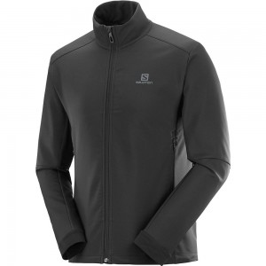 Salomon AGILE SOFTSHELL JKT M Negras | 5287VDMGZ