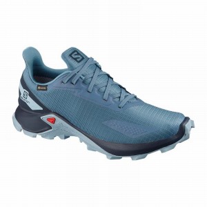 Salomon ALPHACROSS BLAST GTX W Azules Azul Marino | 8201NIATF