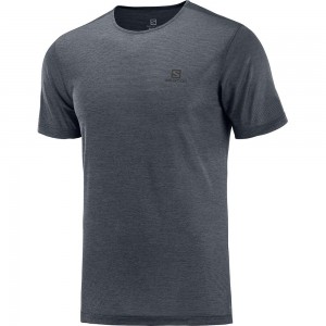 Salomon COSMIC CREW SS M Corta Sleeve Negras | 4056PAYXM