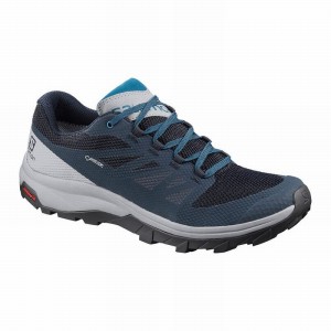 Salomon OUTLINE GORE-TEX Azul Marino Azules | 8937FSVCI