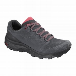 Salomon OUTLINE GORE-TEX Azules Oscuro Negras | 6579FEMVP