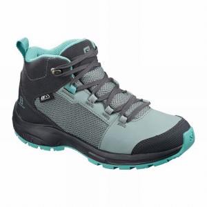 Salomon OUTWARD CLIMASALOMON WATERPROOF Verde Negras | 8174FKJDB