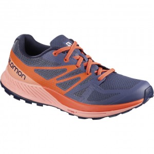 Salomon SENSE ESE W Naranjas Lavanda Oscuro | 5216NGWPJ