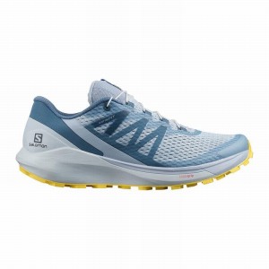 Salomon SENSE RIDE 4 Azules Limón | 0192YCNHZ