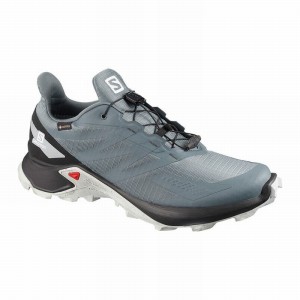 Salomon SUPERCROSS BLAST GTX Azules Oscuro Negras | 5081IQPMW