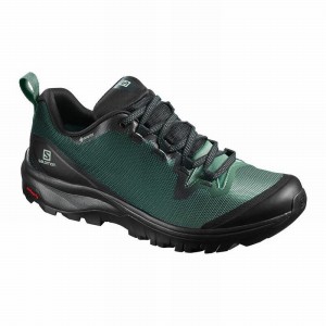 Salomon VAYA GORE-TEX Negras Verde | 4231YASUX