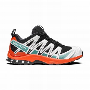 Salomon XA PRO 3D Negras Rojas Naranjas | 6395ZQUHI