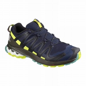 Salomon XA PRO 3D V8 Azul Marino Verde Claro | 3504HPQJY