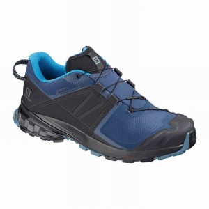 Salomon XA WILD GORE-TEX Azules Negras | 3507YARKT