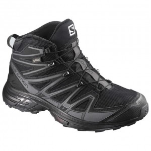 Salomon X-CHASE MID GTX W Negras | 6124HVIJT