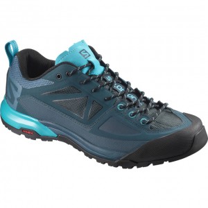 Salomon X ALP SPRY W Azules Oscuro Negras | 4017CJKFN