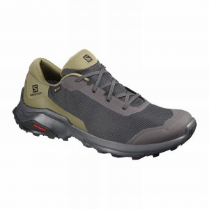 Salomon X REVEAL GORE-TEX Gris Oscuro Verde Oliva | 7495YOGSA