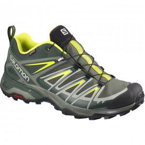 Salomon X ULTRA 3 GTX Verde Oliva Negras | 0684OGATE