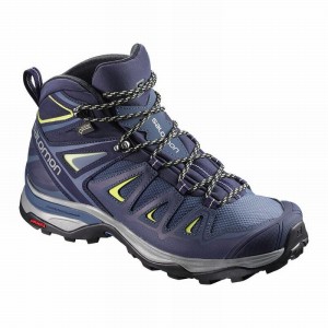 Salomon X ULTRA 3 MID GORE-TEX Azules | 6971VWQHI