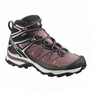 Salomon X ULTRA 3 MID GORE-TEX Negras Coral | 6931DQPVC