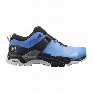 Salomon X ULTRA 4 GORE-TEX Azules Negras | 3927VNPMI