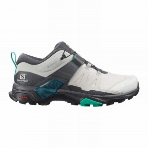 Salomon X ULTRA 4 GORE-TEX Gris Verde Menta | 6578AKYWQ