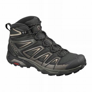 Salomon X ULTRA MID 3 AERO Verde Oliva Negras | 5431JIQSY