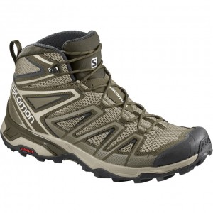 Salomon X ULTRA MID 3 AERO Verde Oliva Negras | 1853ERDYW