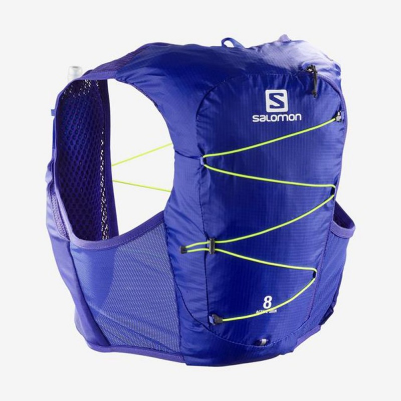 Salomon ACTIVE SKIN 8 SET HYDRATION PACK Negras | 6543UHBMP