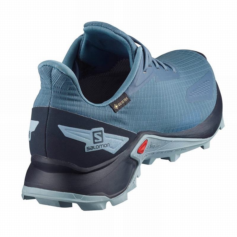 Salomon ALPHACROSS BLAST GTX W Azules Azul Marino | 8201NIATF