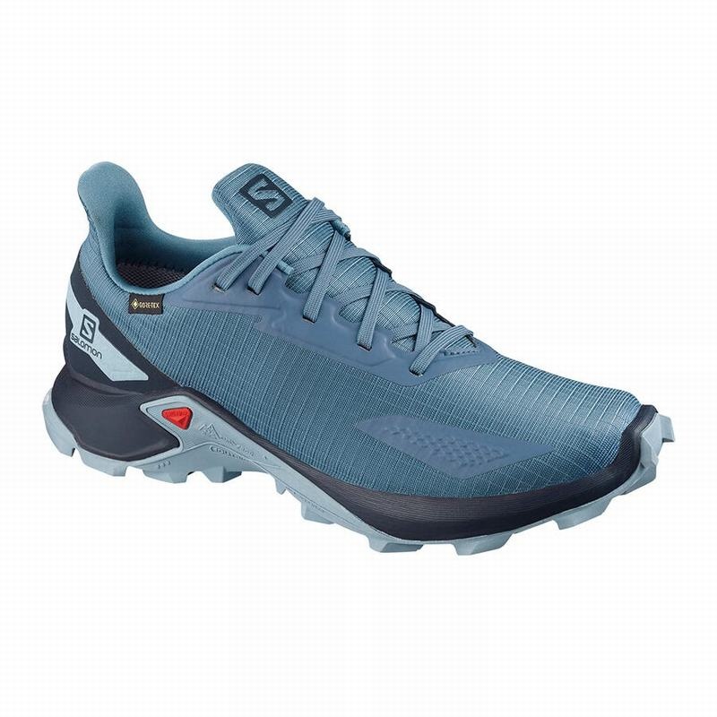 Salomon ALPHACROSS BLAST GTX W Azules Azul Marino | 8201NIATF