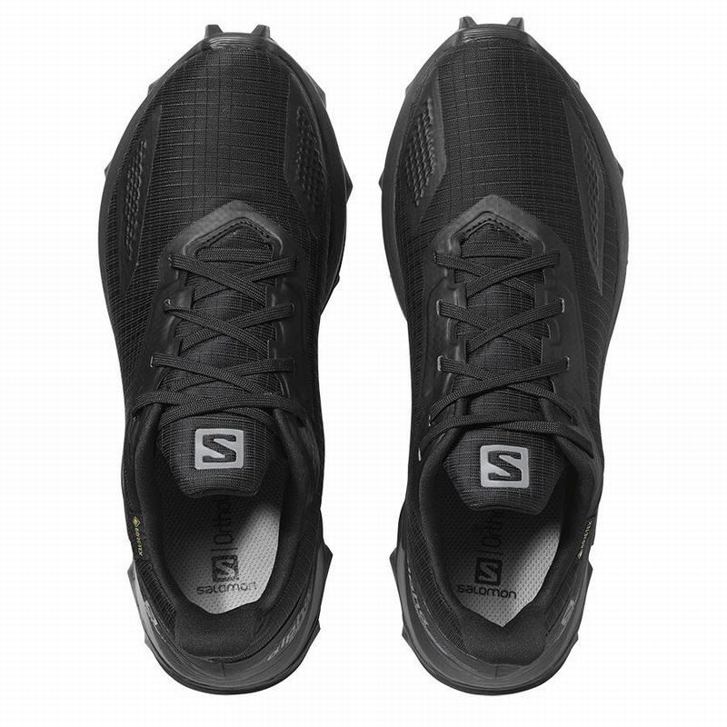 Salomon ALPHACROSS BLAST GTX W Negras | 4380FNMOZ