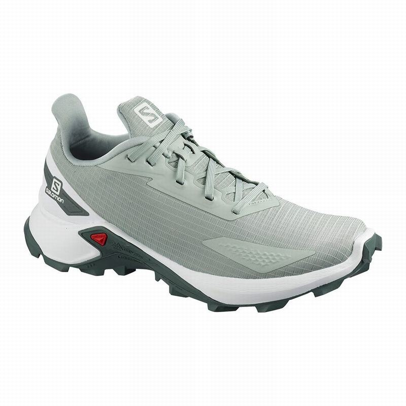 Salomon ALPHACROSS BLAST Turquesa Claro Gris Blancas | 0324JRCDP