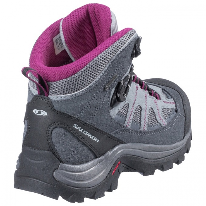 Salomon AUTHENTIC LTR GTX W Plateadas Moradas | 8075ECHJY