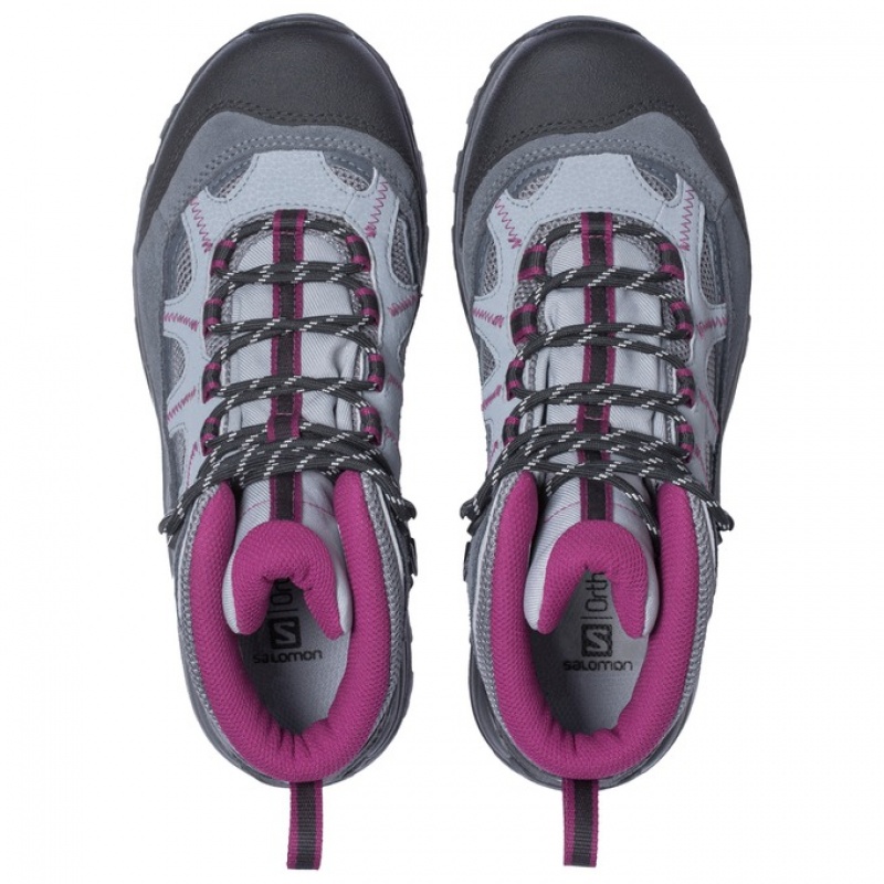 Salomon AUTHENTIC LTR GTX W Plateadas Moradas | 8075ECHJY