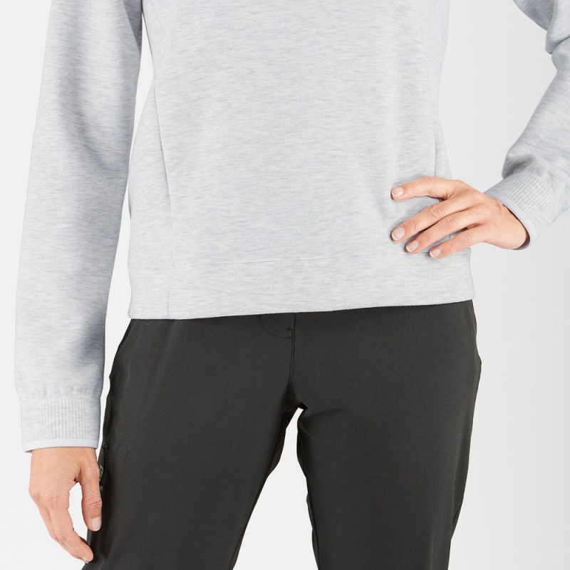 Salomon COMET CREW NECK PULL W Gris | 9140BDAET