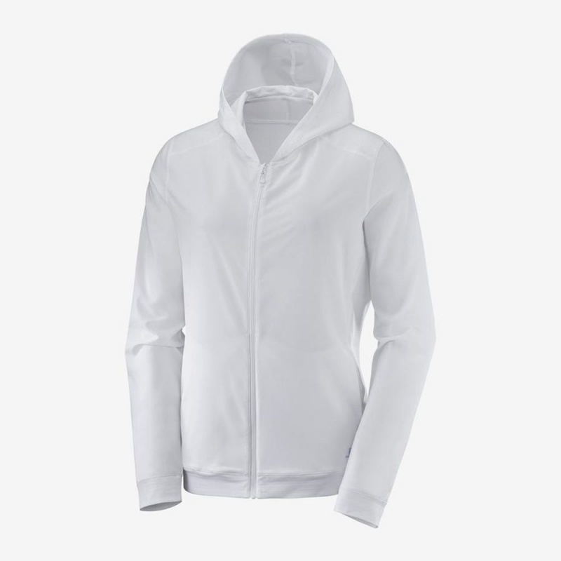 Salomon COMET FULL-ZIP HOODED Blancas | 9834ESGPD