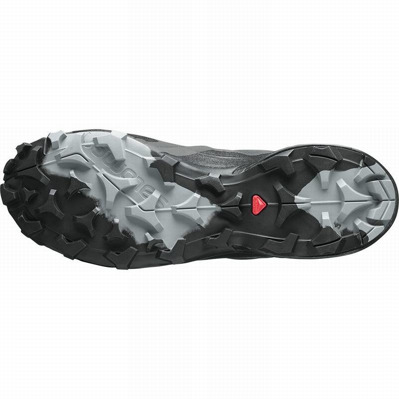 Salomon CROSS HIKE GORE-TEX Gris Oscuro Negras | 9201IPMLQ