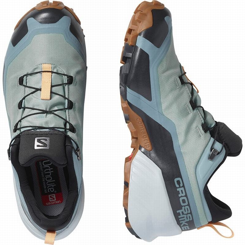 Salomon CROSS HIKE GORE-TEX Verde Creme | 3074OPWUF