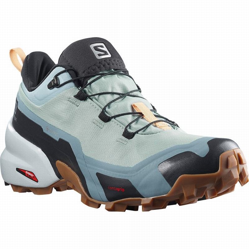 Salomon CROSS HIKE GORE-TEX Verde Creme | 3074OPWUF