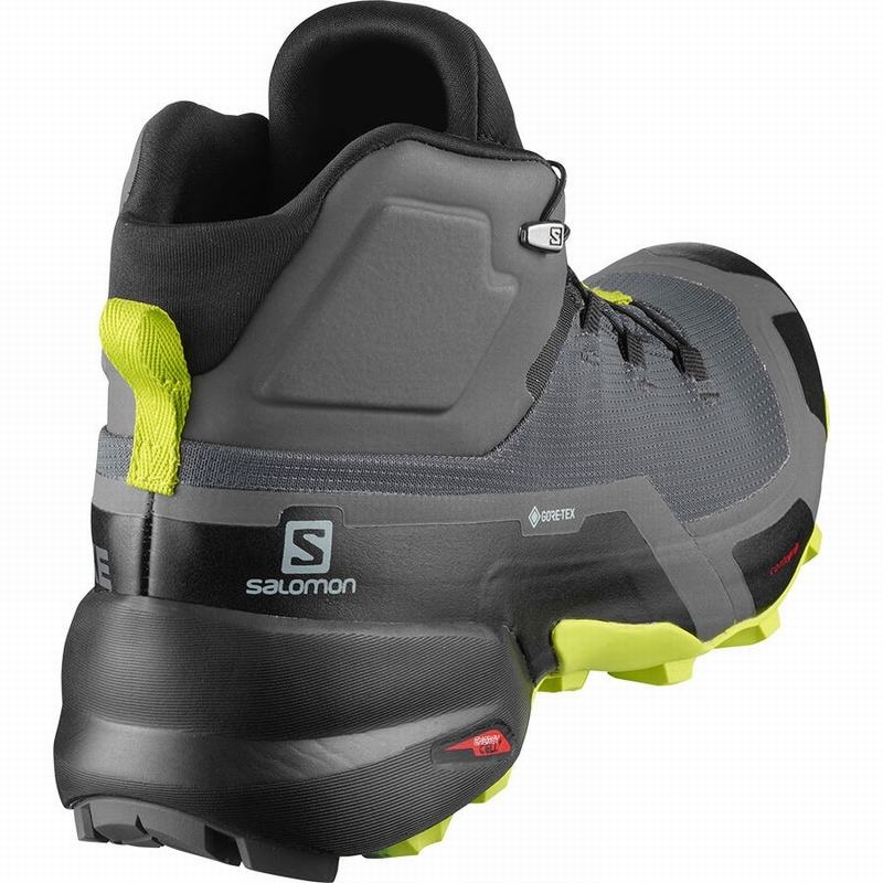 Salomon CROSS HIKE MID GORE-TEX Negras Verde Claro | 2738VAOKZ