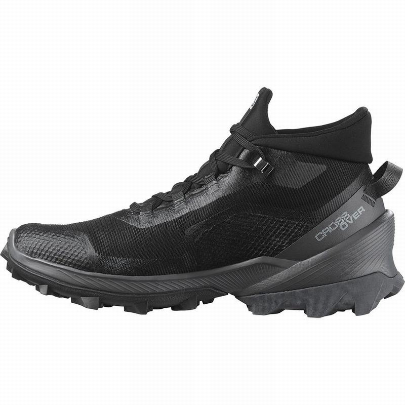 Salomon CROSS OVER CHUKKA GORE-TEX Negras | 1746DPBYK