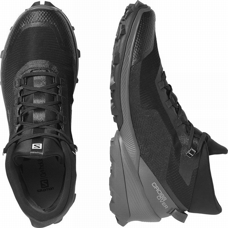 Salomon CROSS OVER CHUKKA GORE-TEX Negras | 6425IGKDB