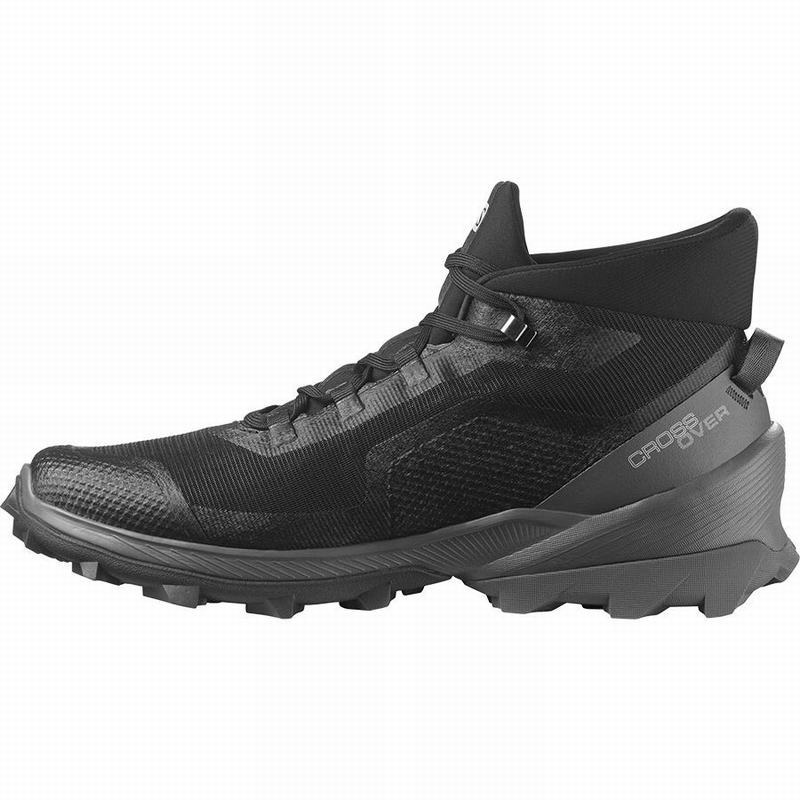 Salomon CROSS OVER CHUKKA GORE-TEX Negras | 6425IGKDB