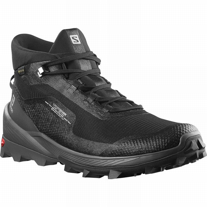 Salomon CROSS OVER CHUKKA GORE-TEX Negras | 6425IGKDB