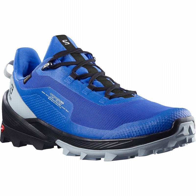 Salomon CROSS OVER GORE-TEX Azules Negras | 9817ECITK