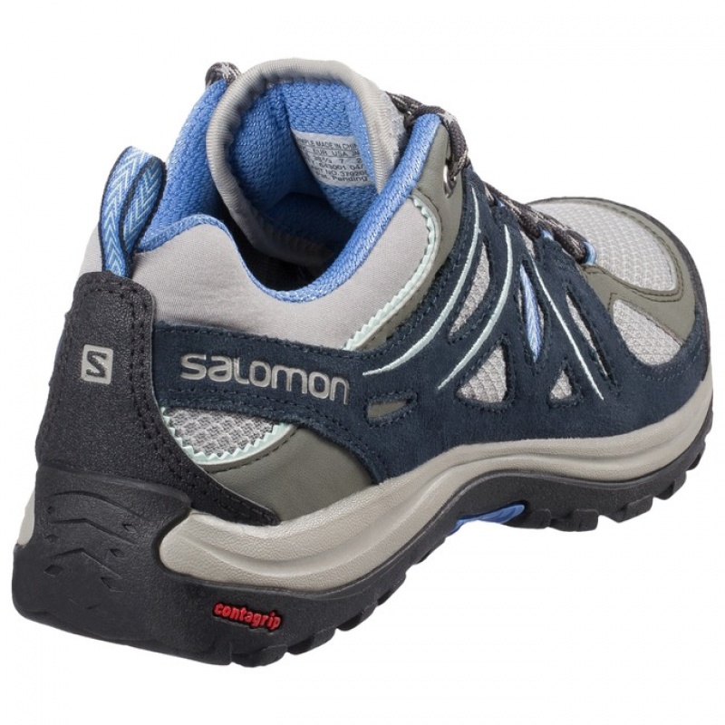 Salomon ELLIPSE 2 AERO W Azul Marino Plateadas | 1834CUBZH