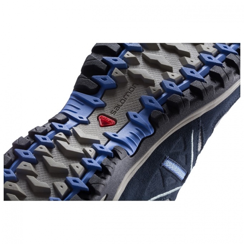 Salomon ELLIPSE 2 AERO W Azul Marino Plateadas | 1834CUBZH