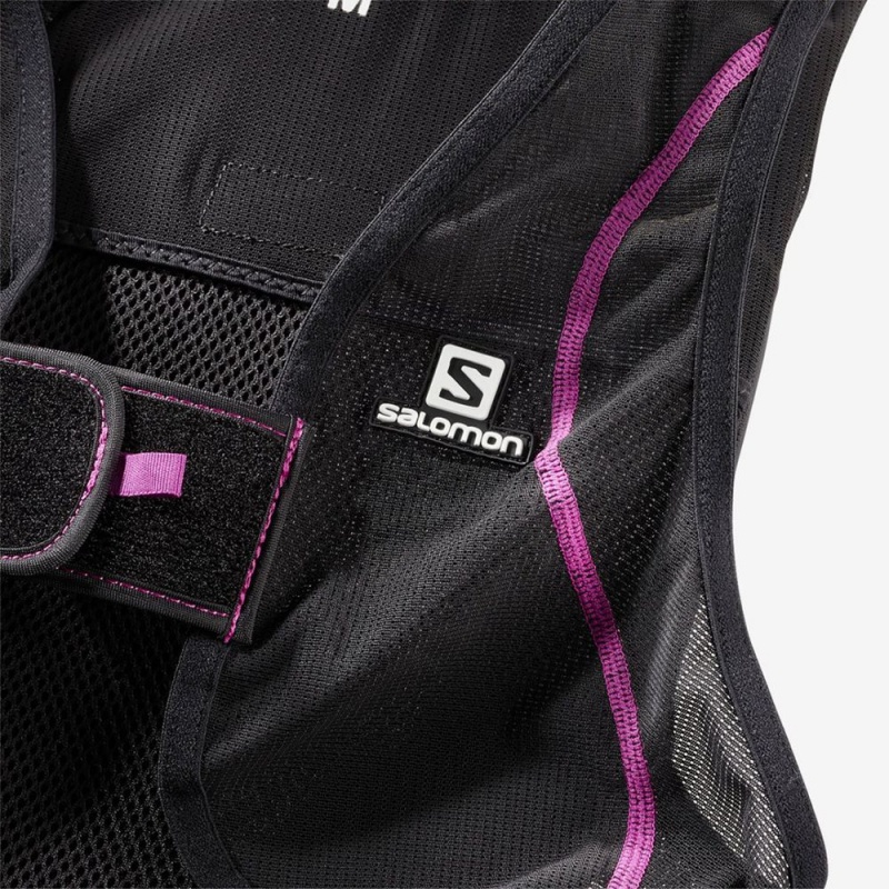 Salomon FLEXCELL BACK PROTECTION Negras Moradas | 7056JNPOD