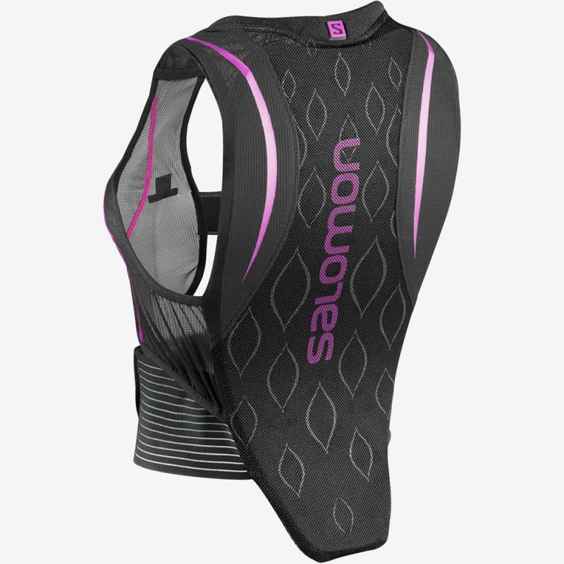 Salomon FLEXCELL BACK PROTECTION Negras Moradas | 7056JNPOD