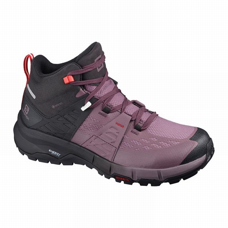 Salomon ODYSSEY MID GTX W Negras Rojas | 6390SWTRY