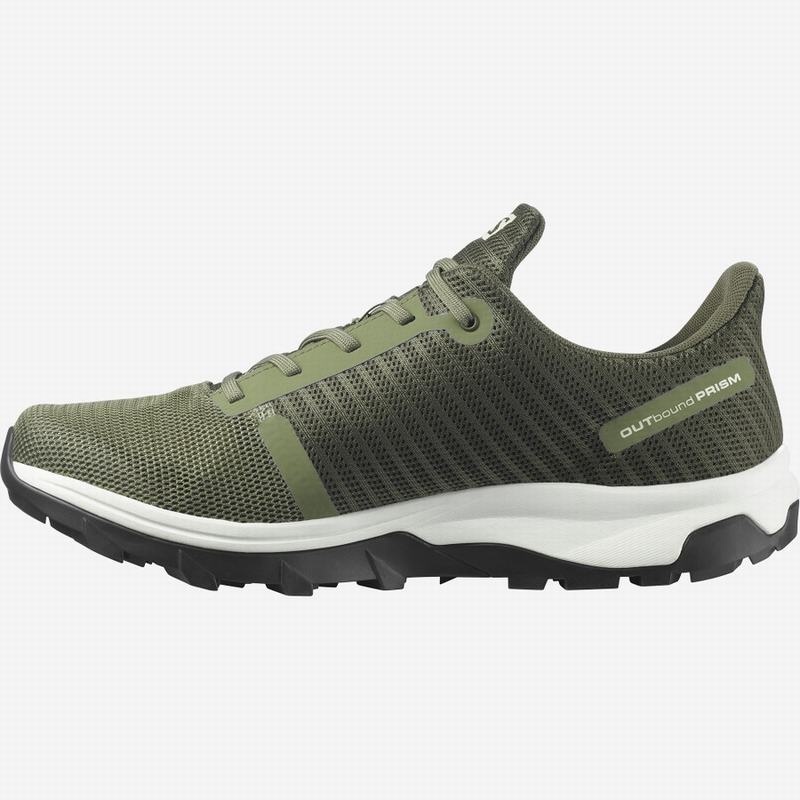 Salomon OUTBOUND PRISM GORE-TEX Verde Oscuro Verde Oliva | 1937ZSQOV