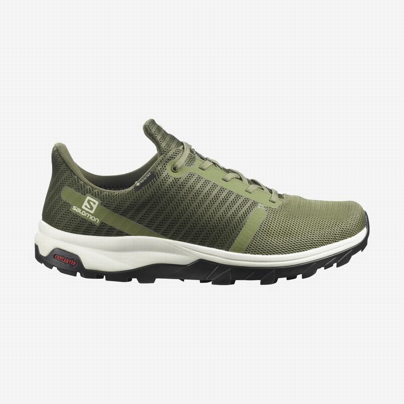 Salomon OUTBOUND PRISM GORE-TEX Verde Oscuro Verde Oliva | 1937ZSQOV